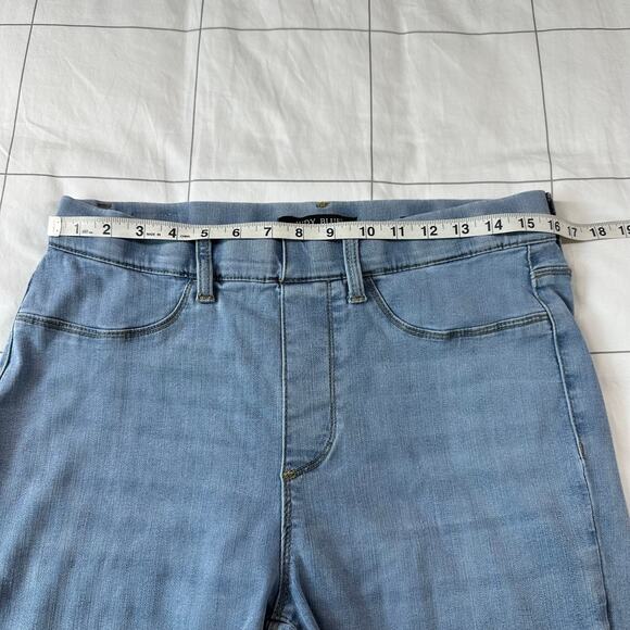 Judy Blue Jeggings Womens 14W Blue Lincoln Mid Rise Pull On Skinny Fit Denim - Picture 7 of 12